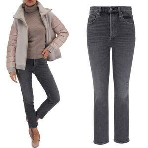 NWT CITIZENS OF HUMANITY Jolene High Rise Vintage Slim Size 23 Graphite